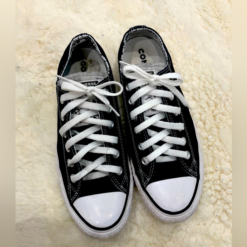 Black Low Top Converse All-Star